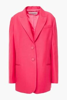 Valentino | 真丝羊毛混纺西装 Silk and wool-blend crepe blazer,商家THE OUTNET US,价格¥4145