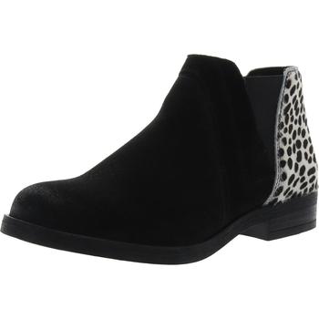 clarks女鞋价格, Clarks | Clarks Womens Beat Leather Calf Hair Ankle Boots商品图片 4.5折