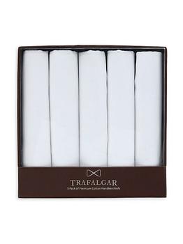 商品Trafalgar | Premium Handkerchief Five-Pack,商家Saks Fifth Avenue,价格¥287图片