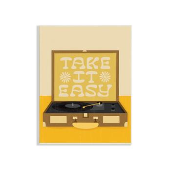 商品Stupell Industries | Take it Easy Record Player Wall Plaque Art, 10" x 15",商家Macy's,价格¥439图片