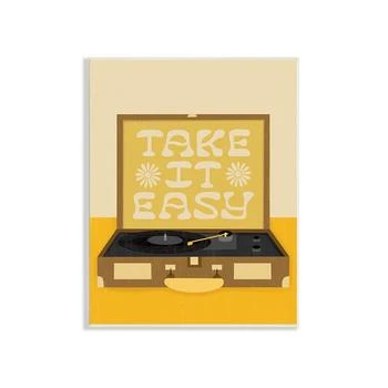 Stupell Industries | Take it Easy Record Player Wall Plaque Art, 10" x 15",商家Macy's,价格¥424
