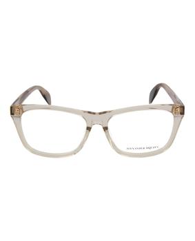 Alexander McQueen | Square Acetate Optical Glasses商品图片,2.8折×额外9折, 独家减免邮费, 额外九折