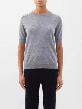 Lisa Yang | Kenza short-sleeved cashmere sweater商品图片,
