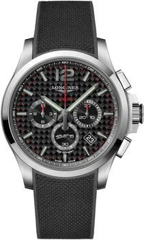Longines | Conquest Chronograph Quartz Black Dial Men's Watch L3.727.4.66.9 5.7折