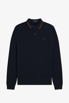 Fred Perry | Fred Perry M3636 Long Sleeve Polo Navy商品图片,