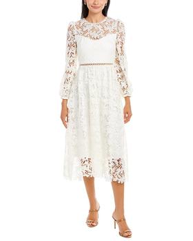 ML Monique Lhuillier衣服, Monique Lhuillier | ML Monique Lhuillier Lace Midi Dress商品图片 3折
