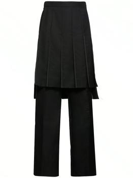 商品Thom Browne | Collage Wool Pants W/ Pleated Skirt,商家LUISAVIAROMA,价格¥26428图片