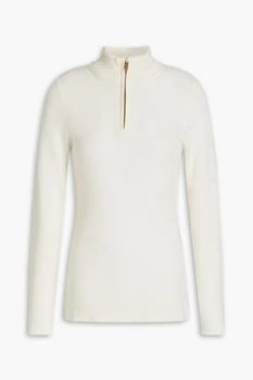 推荐Ribbed cashmere half-zip sweater商品