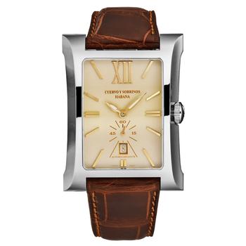 商品CUERVO Y SOBRINOS | Esplendidos Automatic Champagne Dial Men's Watch 2415.1CG,商家Jomashop,价格¥11900图片