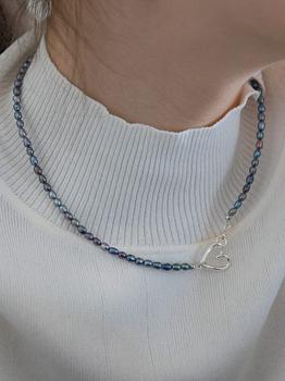 商品nuavo | Blue Heart Pearls Necklace,商家W Concept,价格¥639图片
