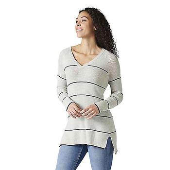 推荐Smartwool Women's Shadow Pine Pointelle Stripe Tunic Sweater商品