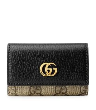 Gucci | Leather Double G Key Case,商家Harrods,价格¥1998