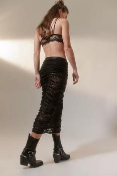 Urban Outfitters | UO Emery Sheer Lace Midi Skirt商品图片,2.2折