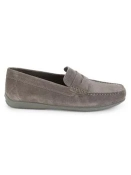 推荐U Ascanio Suede Penny Loafers商品