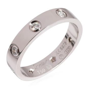 美国卡地亚戒指, [二手商品] Cartier | Pre-Owned Cartier Love Diamond Wedding Band in 18k White Gold 0.19 CTW商品图片 8.9折