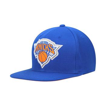 Mitchell and Ness | Men's Royal New York Knicks Hardwood Classics Pop Snapback Hat商品图片,