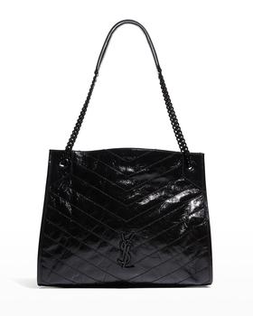 圣罗兰女包, Yves Saint Laurent | Niki Medium Crinkled Calf Shopper Tote Bag商品图片 