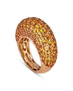 Piranesi | 18K Rose Gold Orange Sapphire Dome Ring,商家Bloomingdale's,价格¥60222