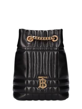 burberry双肩包评价, Burberry | Mini Lola Quilted Leather Backpack商品图片 