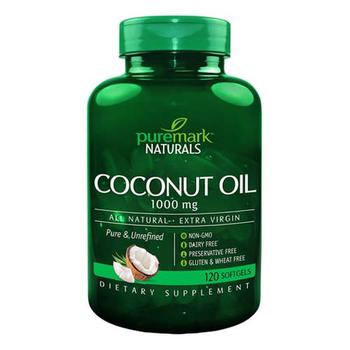 商品21st Century Puremark Naturals 1000 Mg Coconut Oil Softgels, 120 Ea图片