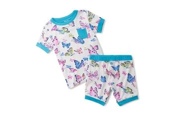 Hatley | Big Butterflies Bamboo Short Pajama Set (Toddler/Little Kid/Big Kid),商家Zappos,价格¥276