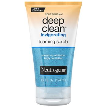 Neutrogena | Deep Clean Invigorating Foaming Face Scrub商品图片,满三免一, 满免