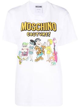 推荐T-shirt with moschino x the flintstones商品