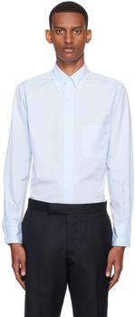 thom browne衬衫, Thom Browne | 蓝色棉质衬衫商品图片 