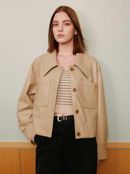 商品on&on | Big Pocket Leather Jacket (NL2SWM273),商家W Concept,价格¥2040图片