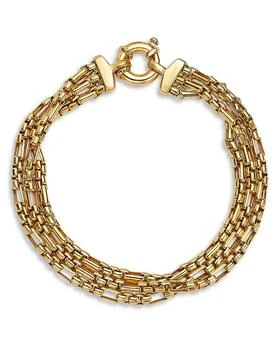 Alberto Amati | 14K Yellow Gold Triple Layer Box Link Chain Bracelet,商家Bloomingdale's,价格¥18020