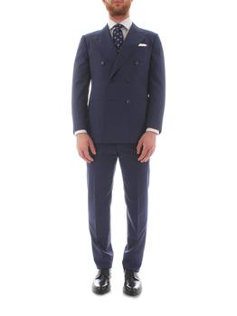 商品Kiton Men's  Blue Wool Suit图片