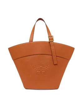 MCM | Lauretos Large Leather Shopper Tote Bag 