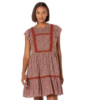 Madewell | Flutter-Sleeve Mini Dress in Cottage Garden商品图片,5.3折