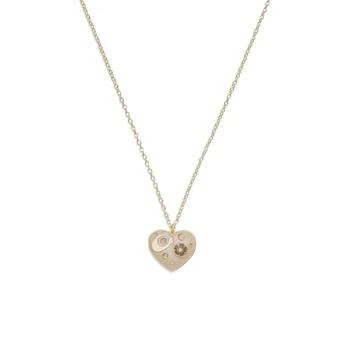 Coach | Resin Heart Short Pendant Necklace 