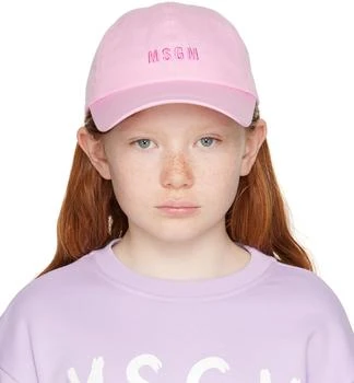 推荐Kids Pink Embroidered Cap商品
