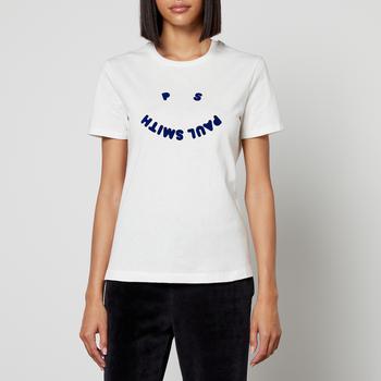 推荐PS Paul Smith Happy Logo-Flocked Cotton T-Shirt商品