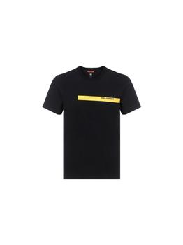 推荐Parajumpers Men's Black Cotton T-Shirt商品