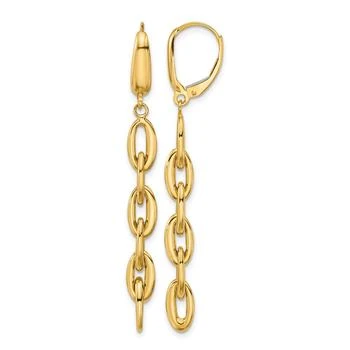 Diamond2Deal | 14K Yellow Gold Fancy Oval Link Drop Dangle Earrings,商家Premium Outlets,价格¥11206