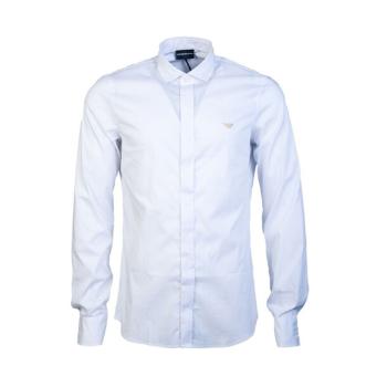 推荐EMPORIO ARMANI 安普里奥·阿玛尼 经典款白色棉质修身版型男士衬衫 6Z1CN7-1NFUZ-0100商品