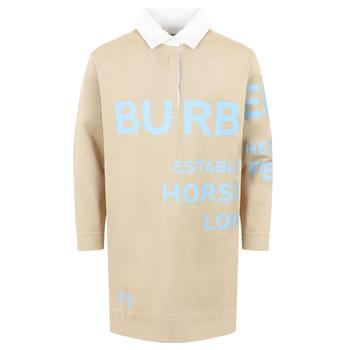 Burberry | Beige Long Sleeve Jessy Dress商品图片 5折×额外9折, 额外九折
