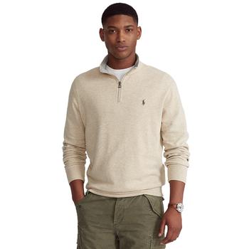 商品Men's Luxury Jersey Quarter-Zip Pullover图片