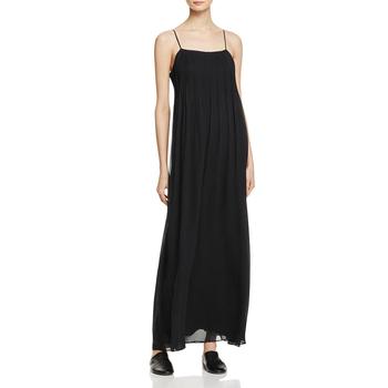 vince真丝, Vince | Vince Womens Silk Pintuck Maxi Dress商品图片 3.9折