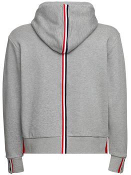 thom browne代购, Thom Browne | Hooded Cotton Jersey Sweatshirt商品图片 