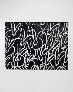 Hunt Slonem | Rabbit Run Pebbled Faux Leather Placemat, 14" x 19",商家Neiman Marcus,价格¥452