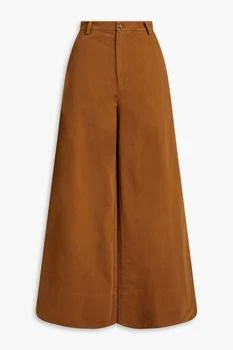 推荐Cotton-twill wide leg pants商品