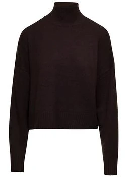 Theory | Theory Funnel-Neck Drop Shoulder Cropped Jumper 6.4折