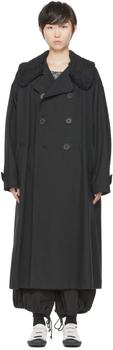 adidas外套多少钱, Adidas | Black Double-Breasted Coat商品图片 