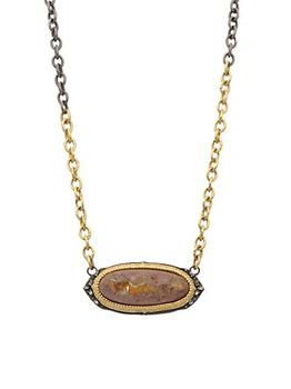 商品Armenta | Old World 18K Yellow Gold, Sterling Silver & Multi-Stone Pendant Necklace,商家Saks Fifth Avenue,价格¥56158图片