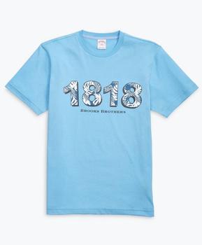 Brooks Brothers | Tropical-Print 1818 Cotton Jersey T-Shirt商品图片,5折