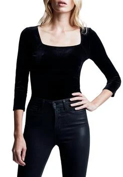 L'Agence | Angel Bodysuit In Black,商家Premium Outlets,价格¥870